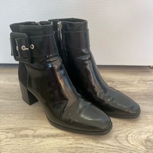 Zara TRF Buckle Detail Booties